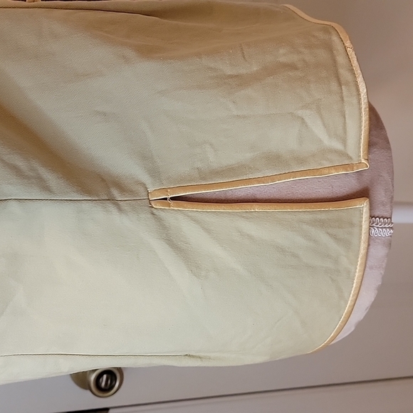 RARE! Asian Inspired Jacket. Kenki. pale mustard yellow with silk. Size M. - Picture 3 of 6